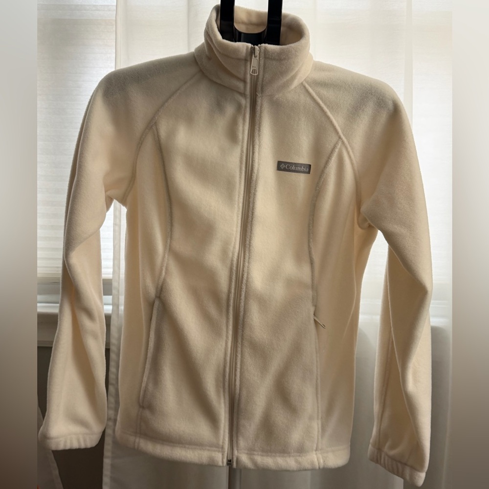 Columbia Women's White Fleece Utility Jacket